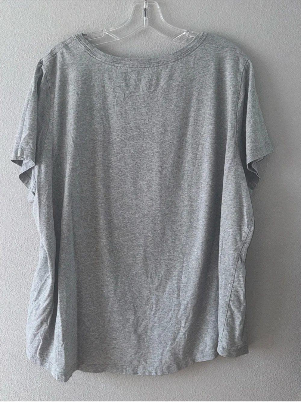 Nike Women's Sportswear Heather Gray Tee-workout-SZ 3X